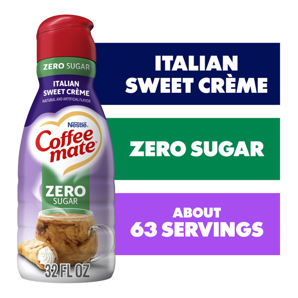 Coffee mate Italian Sweet Crme Flavored Coffee Creamer Same-Day