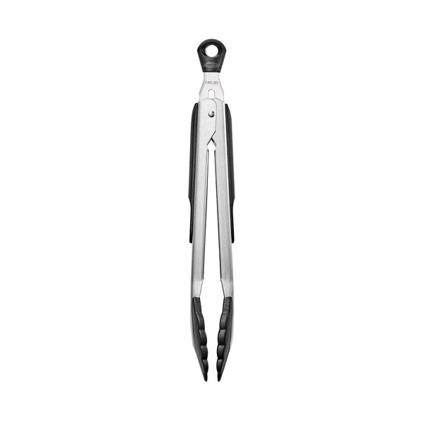 OXO Good Grips Tongs with Nylon Heads - Silver - 9"