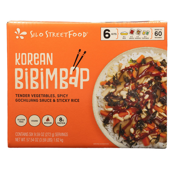 Silo Streetfood Korean Bibimbap, 9.59 oz, 6-count