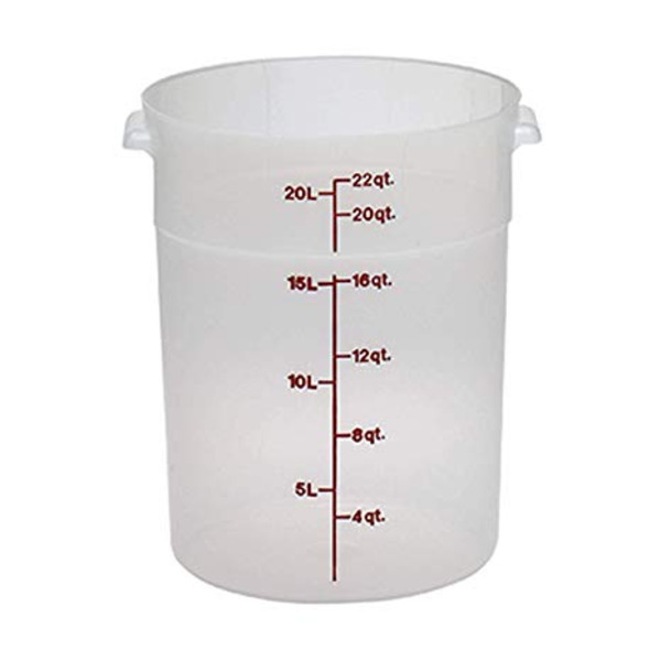 Cambro - Round Graduated Food Storage Container - 22 Qt