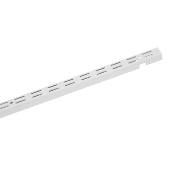 Closetmaid Shelftrack 30 In. L White Standard Support Bracket For Wire Shelf Track, Shelving Hardware (1-pack)