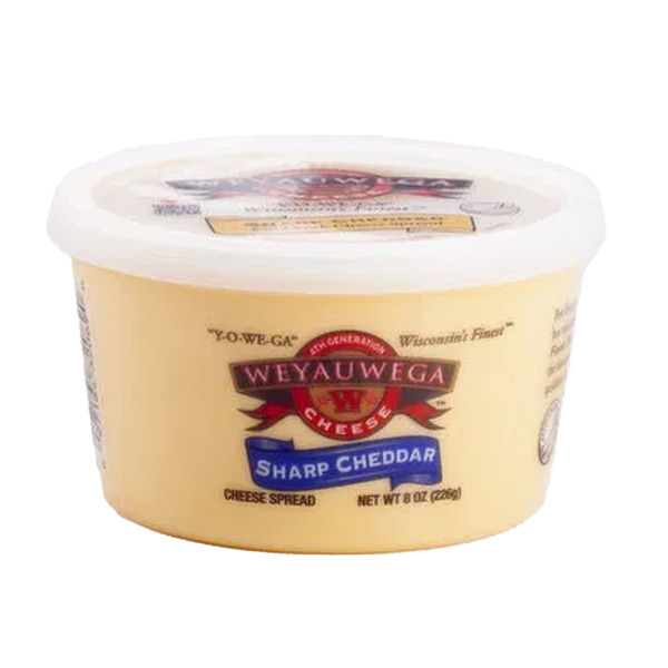 Weyauwega Star Dairy Cold Pack Sharp Cheddar Cheese Spread Same-Day ...