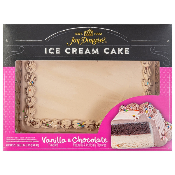 Jon Donaire Ice Cream Cake, Vanilla & Chocolate Same-Day Delivery
