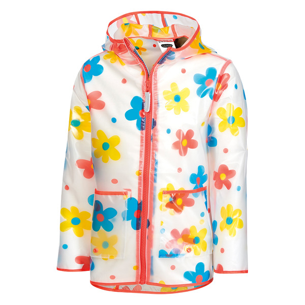 ALDI Lily & Dan Children's Flower Rain Jacket, Medium Same