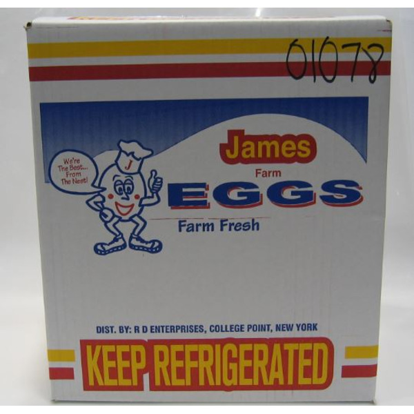 James Farm - Medium Loose Eggs - 15 Dozen
