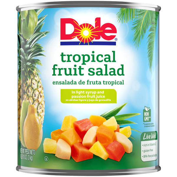 FRUITS　No.14 Dole Tropical Fruit Salad in Light Syrup and Passion Fruit Juice