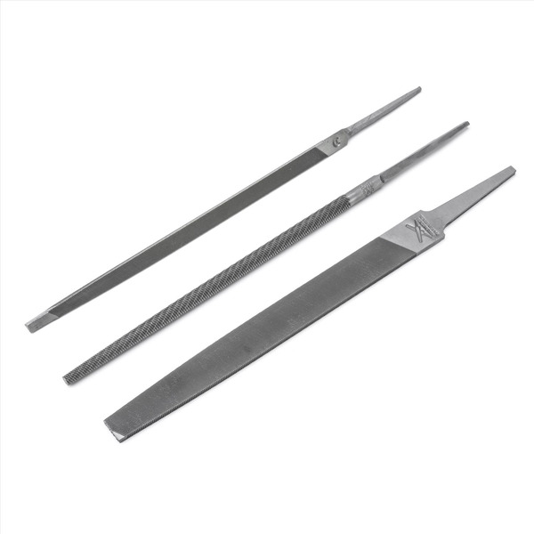 Crescent Tools 3-Piece Nicholson High Carbon Steel Assorted File Set, 6 x 3.45 in