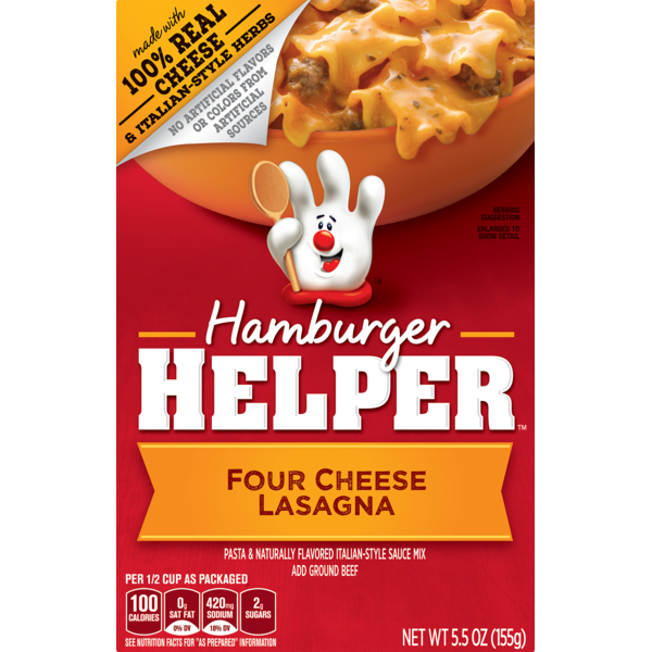 hamburger helper betty crocker four cheese lasagna from kroger hamburger flyer