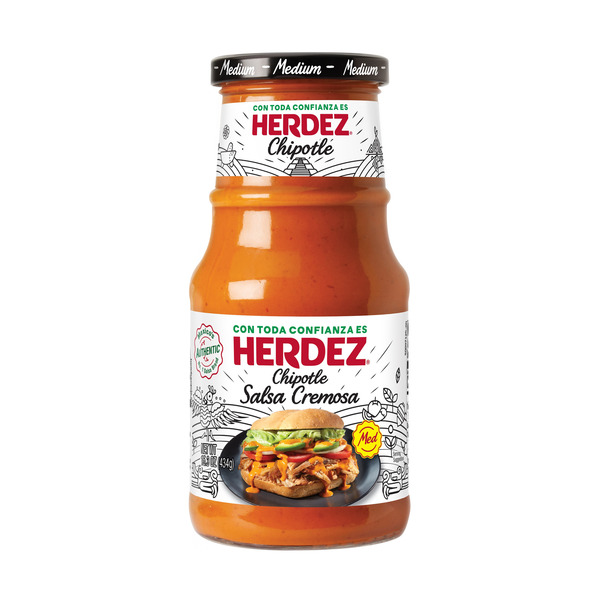 HERDEZ Chipotle Salsa Cremosa, 15.3 OZ