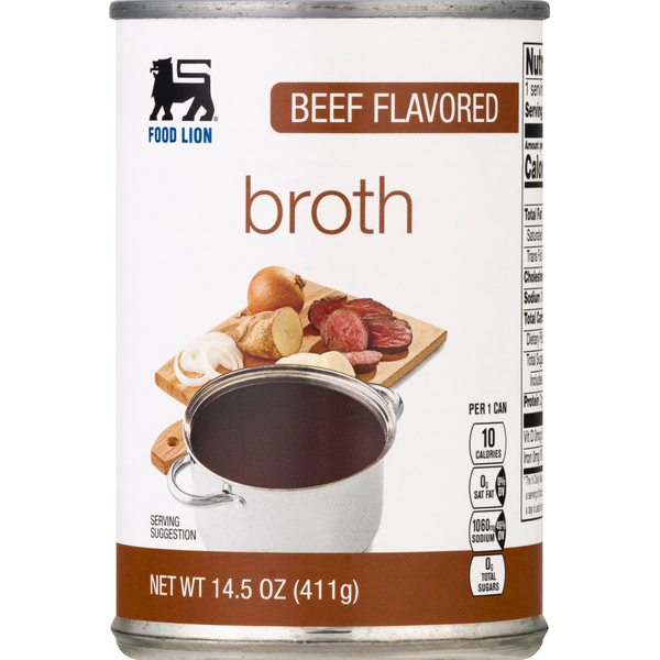 Food Lion Broth, Beef Flavored (14 oz) Instacart