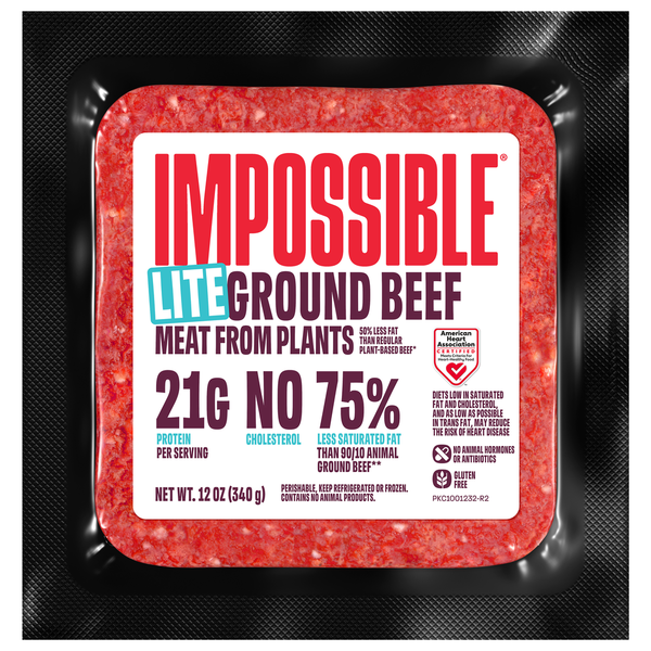 Impossible Lite Ground Beef Meat From Plants