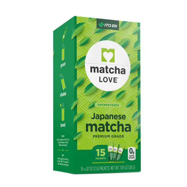 matcha LOVE Single Serve Unsweetened Matcha Powder Same-Day