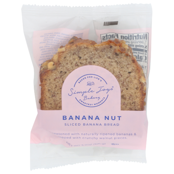 Simple Joys Bakery Banana Nut Sliced Bread