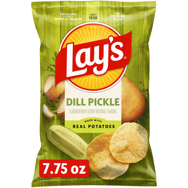 Lay's Dill Pickle Flavored Potato Chips