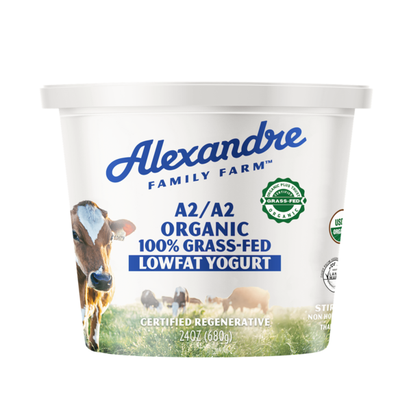 Alexandre Family Farm A2/A2 Organic 100% Grass-fed Lowfat Yogurt