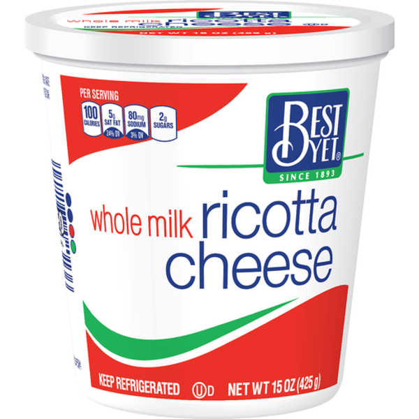 Best Yet Ricotta Whole Milk Cheese Same-Day Delivery | Brigido's