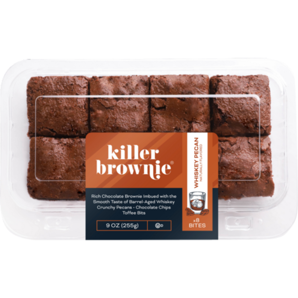 The Killer Brownie Company Whiskey Pecan Brownie 8 Count Same-Day