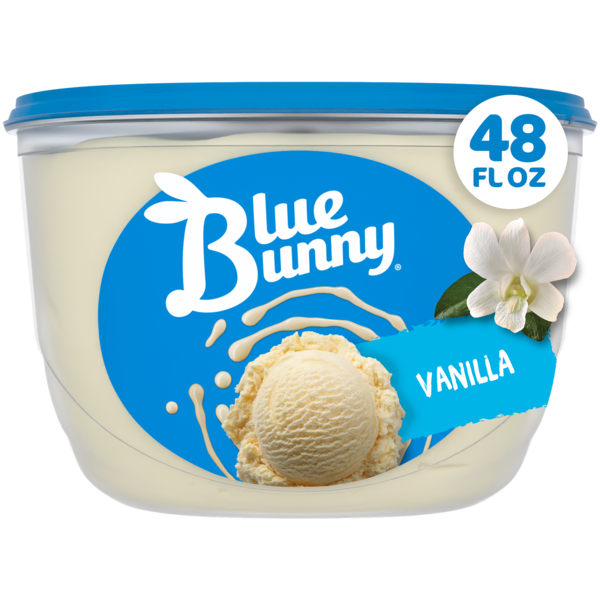 Blue Bunny Premium Vanilla Frozen Dessert, 48 fl oz Same-Day