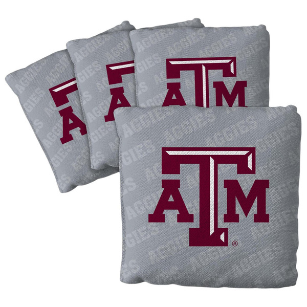 You TheFan Texas A&M Aggies Cornhole Bean Bag Set, 4 Pack - Grey