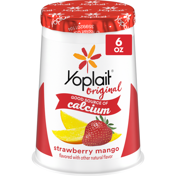 Yoplait Original Low Fat Strawberry Mango Yogurt Cup