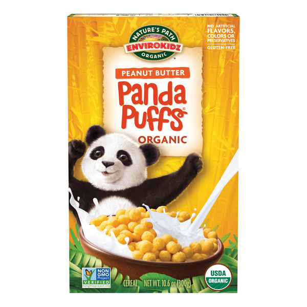 EnviroKidz Crispy Rice Fruity Burst Panda Puffs Cereal Same-Day