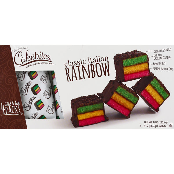 Cakebites Classic Italian Rainbow, 4 Packs (4 each) Instacart