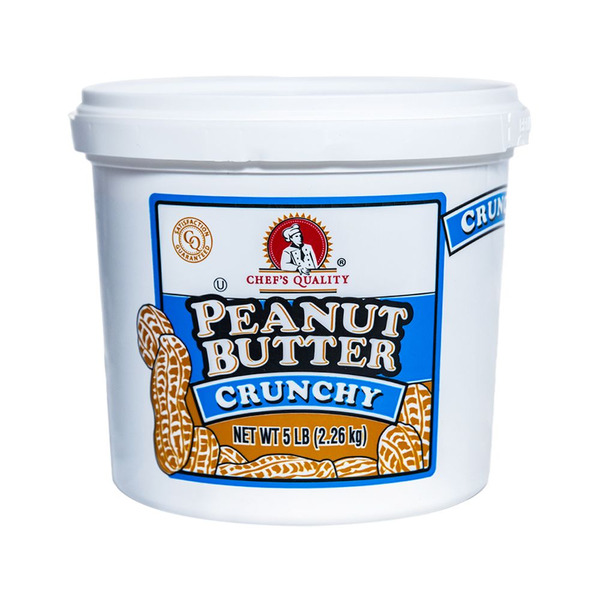 Chef's Quality - Crunchy Peanut Butter - 5 lb tub