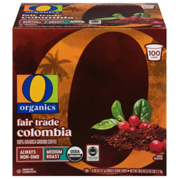 O Organics 100% Arabica Ground Medium Roast Colombia Coffee
