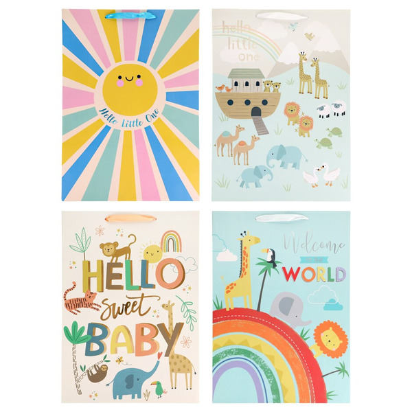 Voila Extra Large Baby Themed Gift Bags