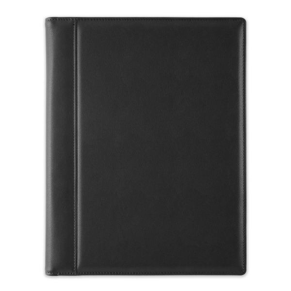 TUL Letter Size Vegan Leather Padfolio - Black