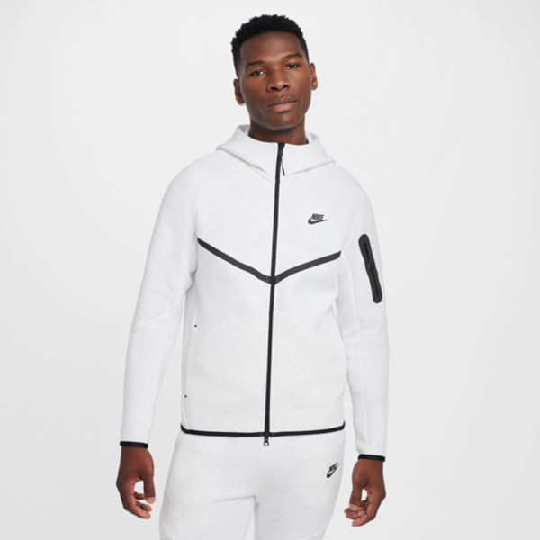 Nike Men's Tech Full-Zip Windrunner Hoodie, Large - Birch Heather