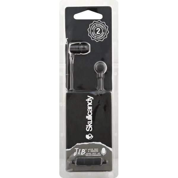 Skullcandy Earphone, with Mic & Remote - 1 ea