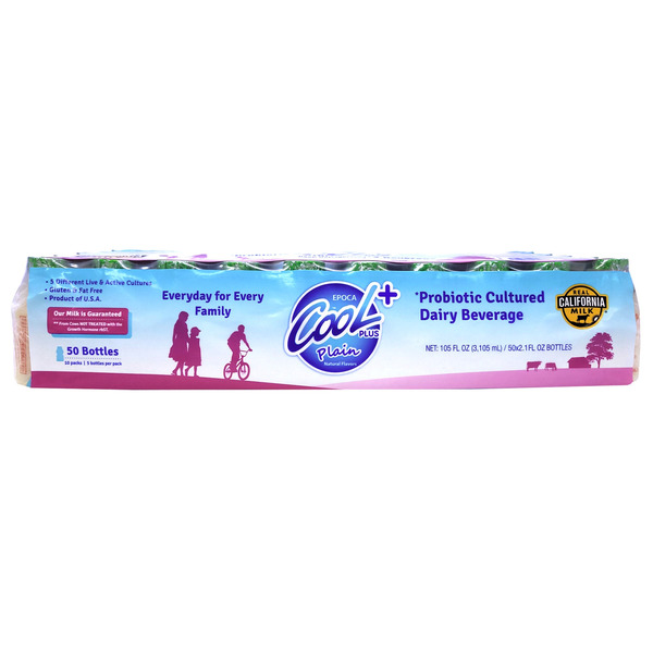 Probiotic Cultured Dairy Drink, 50 x 2.1 oz