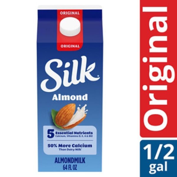Silk Original Almond Milk, Dairy Free, Gluten Free, Soy Free