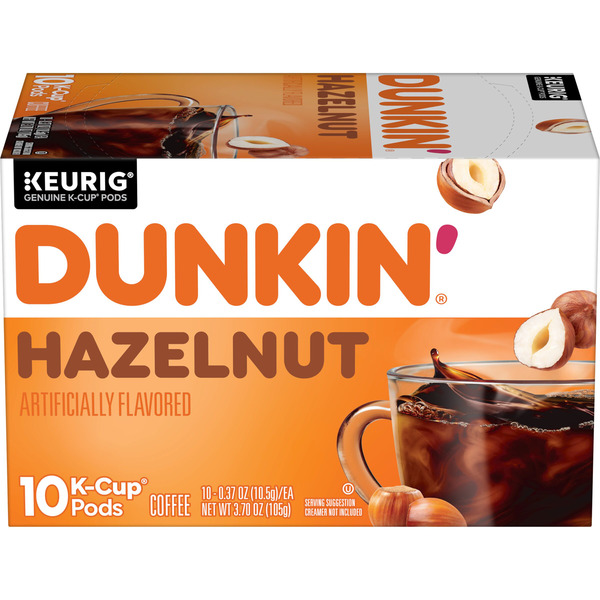P+ 唐可可 Dunkin' Hazelnut Coffee K-Cup Pods Same-Day Delivery or Pickup