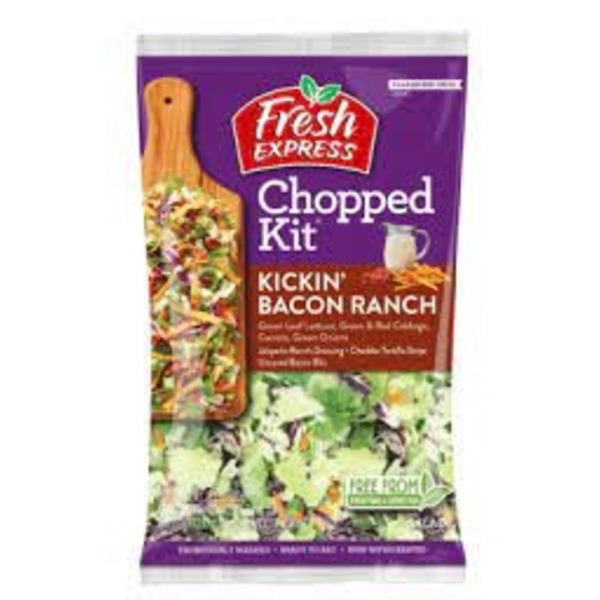 Kickin Ranch Label Fresh Express Kickin' Bacon Ranch Chopped Salad Kit Same-Day Delivery ...