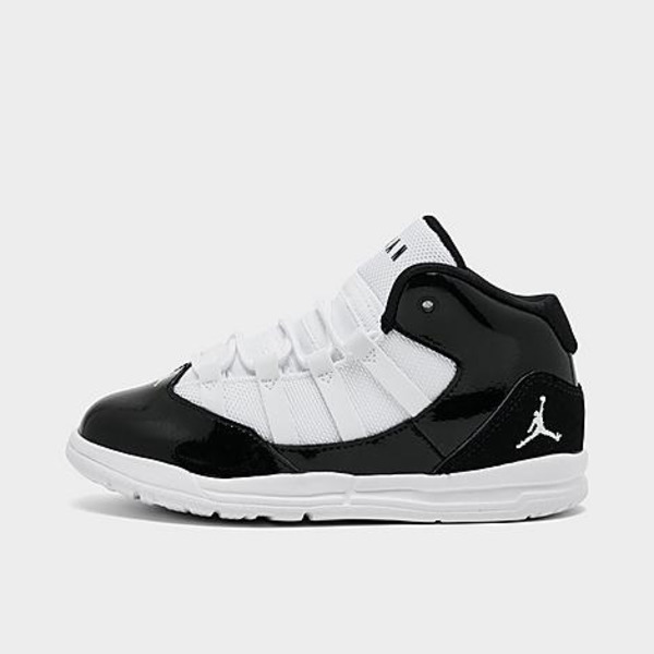 Jordan Boys' Toddler Max Aura Basketball Shoes, Size 7.0 - White/Black