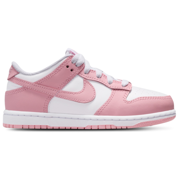 Nike Kids' Preschool Dunk Low Shoes, Size 13.0K, Medium/D - Pink/White