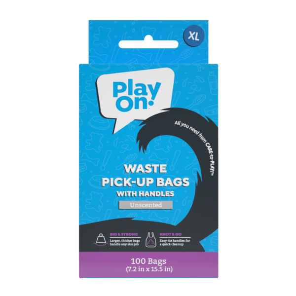 Play On Unscented Extra Tough Bags With Handles, XL