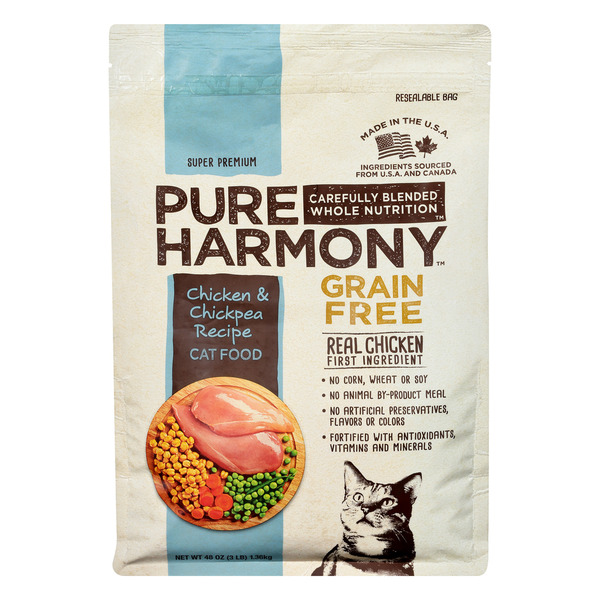 Pure Harmony Cat Food, Super Premium, Grain Free, Chicken