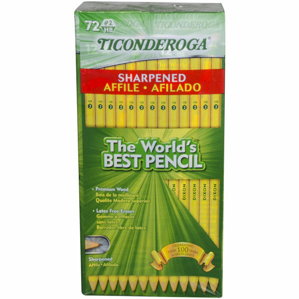 Ticonderoga Wood-Cased Pencils