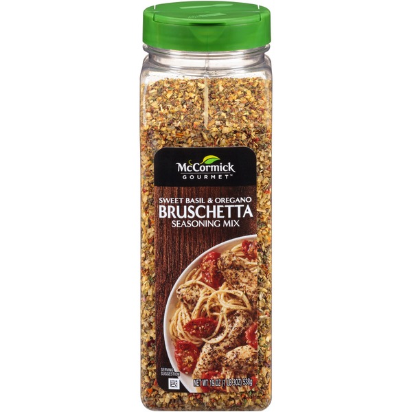 McCormick Gourmet™ Bruschetta Sweet Basil & Oregano Seasoning Mix (19