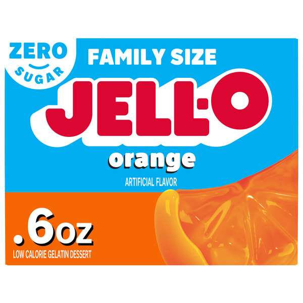Jell-O Sugar Free Orange Gelatin Mix Same-Day Delivery or Pickup