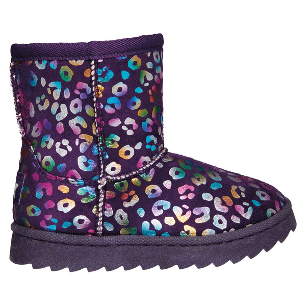 Lily & Dan/ L&D Childrens Cozy Boots - Purple 2/3 Same-Day