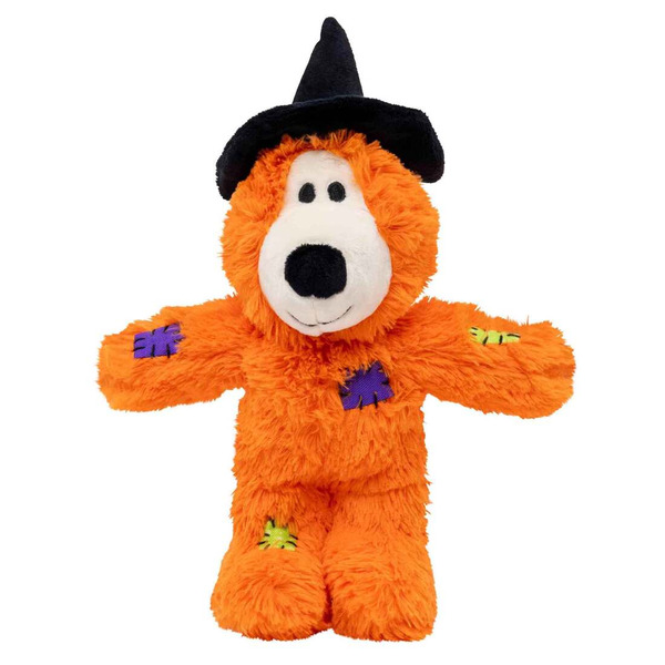 Kong Halloween Wild Knots Witch Bear Dog Toy, Small - Orange