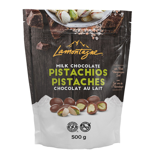Lamontagne Milk Chocolate Covered Sea Salt Pistachios