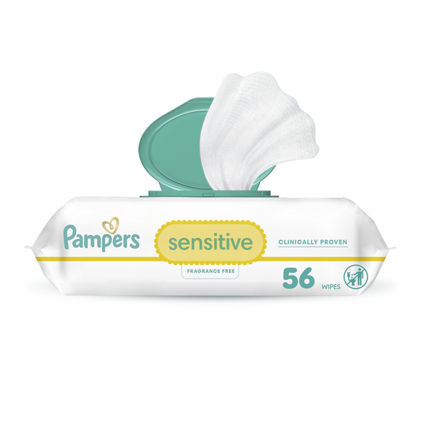 Pampers Perfume Free Sensitive Baby Wipes