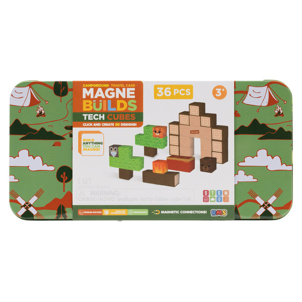 Magne Builds Campground Travel Magnetic Blocks Same-Day Delivery