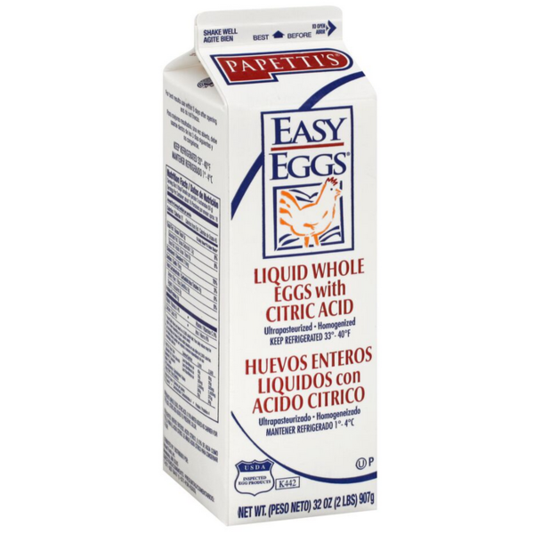 Papetti's - Liquid Whole Eggs with Citric Acid - 2 lbs