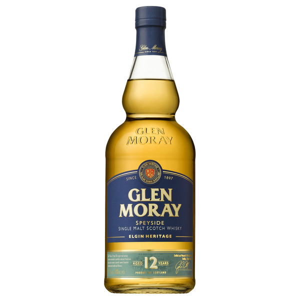 Glen Moray 12 Year Old Single Malt Scotch Whisky 750ml Proof Same